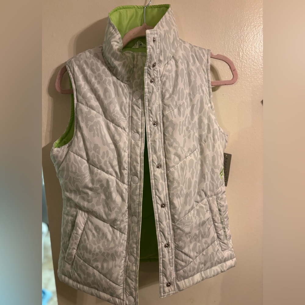 Reversible Fox Racing Vest💚🩶